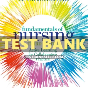 Test Bank for Fundamentals of Nursing 3rd Edition Yoost