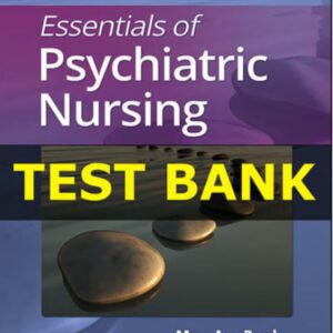 Test Bank for Essentials of Psychiatric Nursing 3nd Edition Mary Ann Boyd