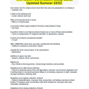 NHA CCMA Certification Study Guide Updated Summer 22/23.