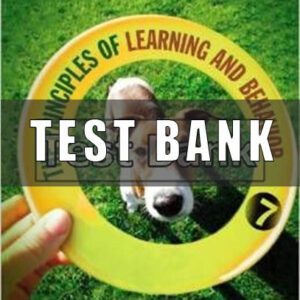 Test Bank for Principles of Learning and Behavior 7th Edition Domjan