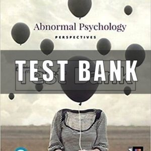 Test Bank for Abnormal Psychology Perspectives Canadian 6th Edition Dozois