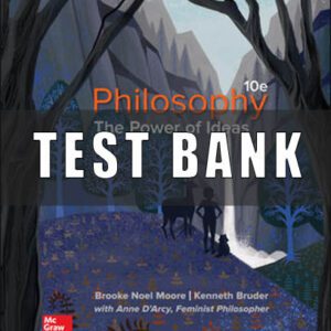 Test Bank For Philosophy The Power Of Ideas 10Th Edition By Brooke Noel