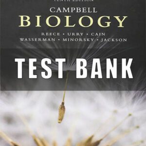 Test Bank for Campbell Biology 10th Edition by Lisa A. Urry