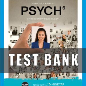 Test Bank for PSYCH 6th Edition Rathus