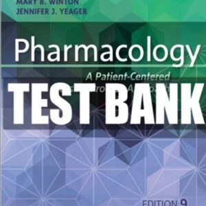 Test Bank for Pharmacology A Patient Centered Nursing Process Approach 9th Edition by Linda