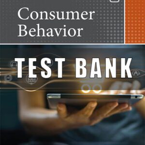Test Bank for Consumer Behavior 8th Edition Hoyer