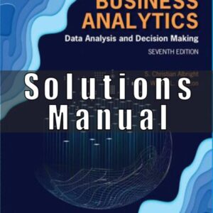 Solution Manual for Business Analytics Data Analysis and Decision Making 7th Edition Albright