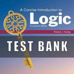 test bank for A Concise Introduction to Logic 14th Edition