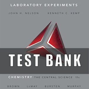 Test bank for chemistry the central science 11th edition brown lemay bursten murphy and woodward