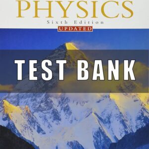 Test Bank for Physics Principles With Applications 6th Edition Giancoli