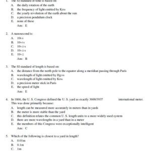 Test Bank for Fundamentals of Physics Objective Robert Resnick, Jearl Walker, J. Christman