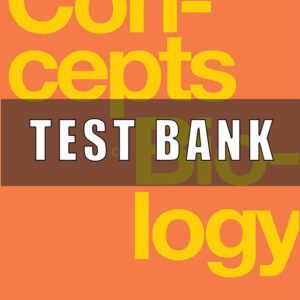 Test Bank for Concepts of Biology 1st Edition Fowler