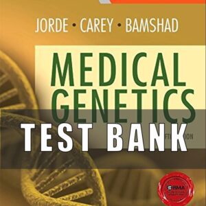 Test Bank for Medical Genetics 5th Jorde
