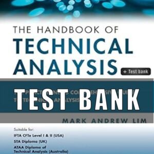 Test Bank for The Handbook of Technical Analysis plus