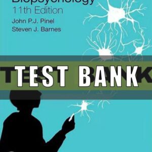 Test bank for Biopsychology 11th Edition Pinel