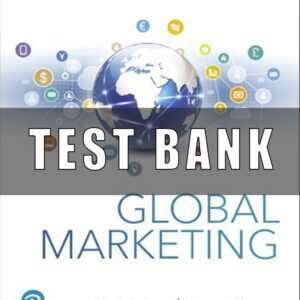 Test Bank for Global Marketing, 10th Edition, Mark C. Green, Warren J. Keegan