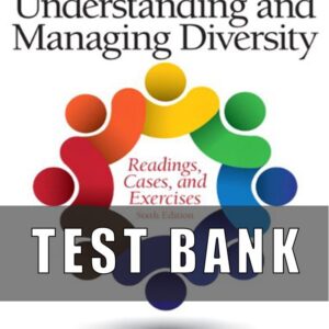 Test Bank For Understanding Managing Diversity 6th Edition Harvey Allard