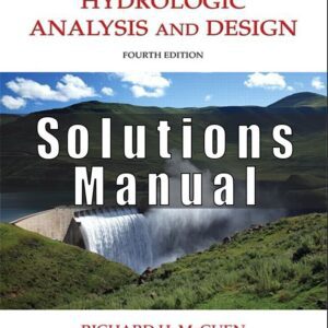 Solutions Manual For Hydrologic Analysis and Design 4th Edition McCuen