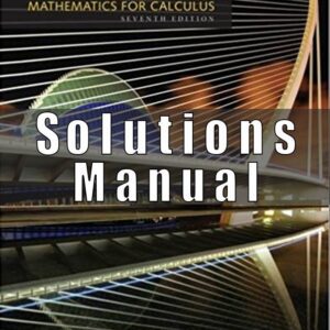 Solutions Manual For Precalculus Mathematics for Calculus 7th Edition Stewart