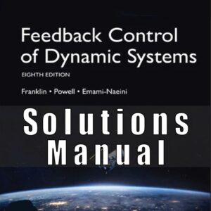 Solutions Manual for Feedback Control of Dynamic Systems 8th Edition Global edition Franklin